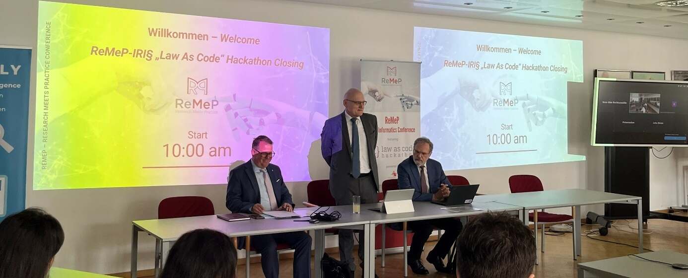 ReMeP-IRI§ Hackathon 2025/26: Winners of the Second “Law as Code” Hackathon Announced